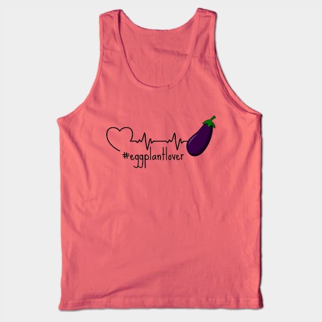 Eggplant in A Heartbeat Tank Top by DesignArchitect